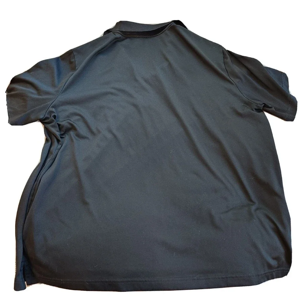 GEORGE Polo Mens Short Sleeve Top Shirt‎ Mens Black 2XL Golf Activewear Big